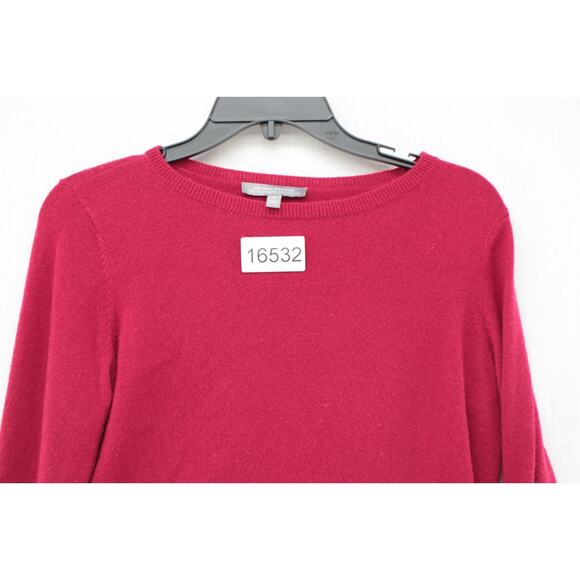 Neiman Marcus 100% Cashmere Sweater Women's Small Red Bell Sleeve Cozy Luxury - Picture 8 of 8